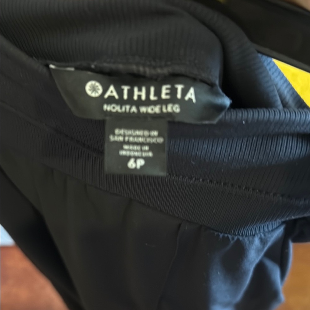 Athleta Black Wide Leg Pants